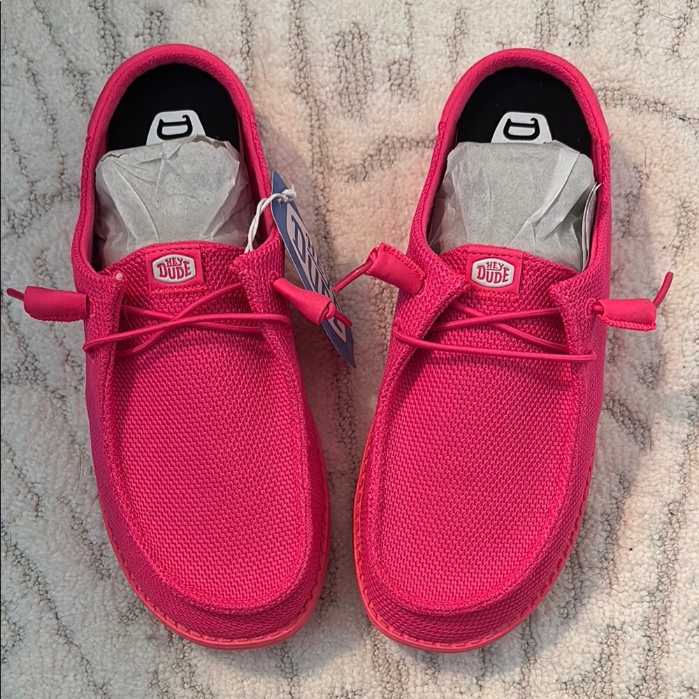 Hey Dude Hot Pink Wendy Slip Mono